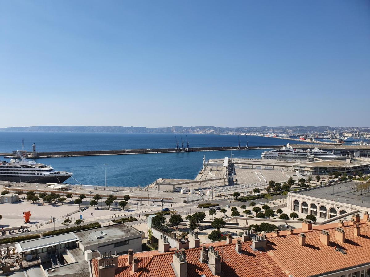 Vieux-Port, Panier, Magnifique Studio Avec Vue Sur Mer Marsiglia Esterno foto